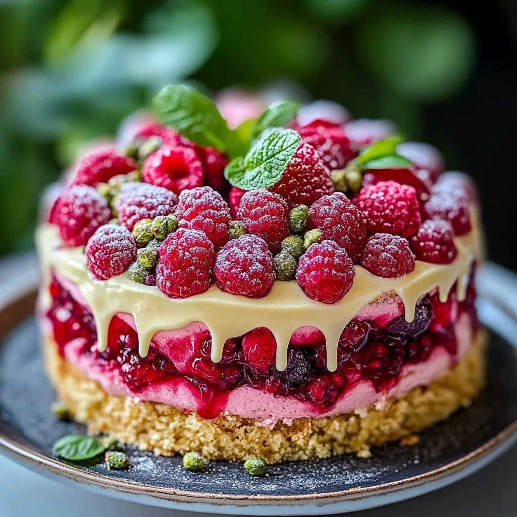 Gâteau Divin Pistache et Framboise : Une Recette Incroyable Ultime