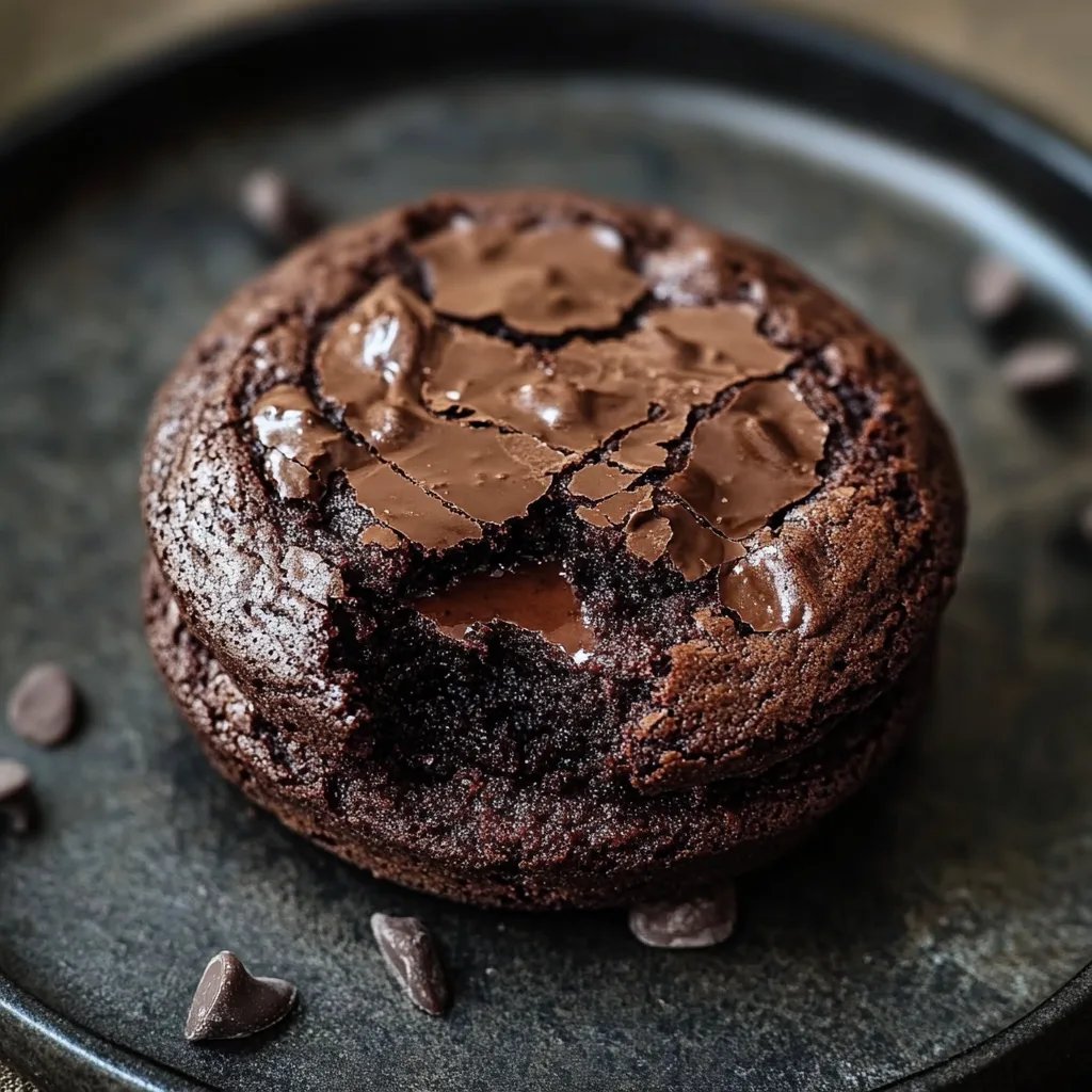 Cookies façon brownie, facile et moelleux