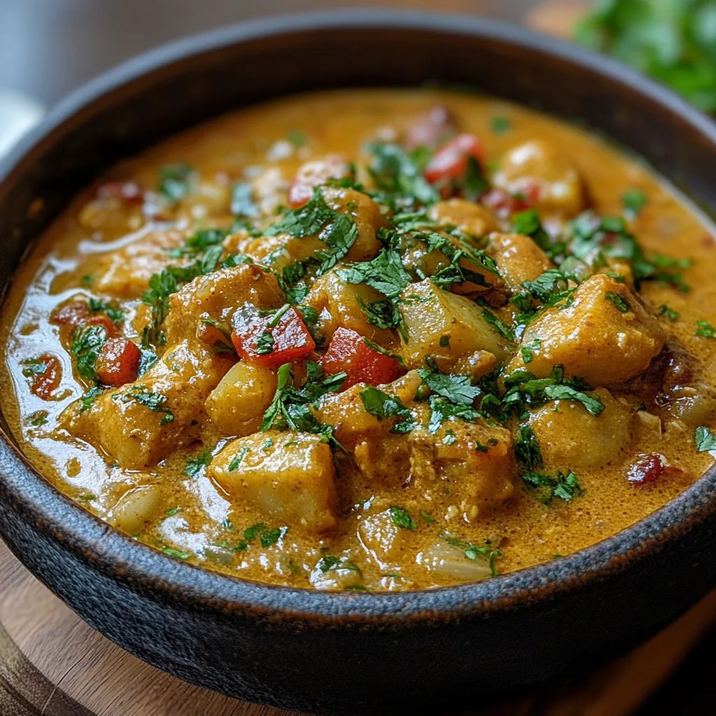 Curry doré de poulet à la noix de coco : Une Recette Incroyable Ultime