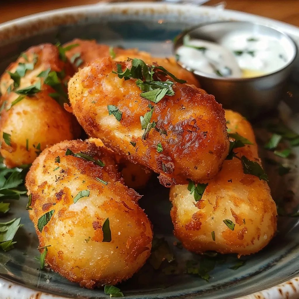 Délicieuses croquettes de thon