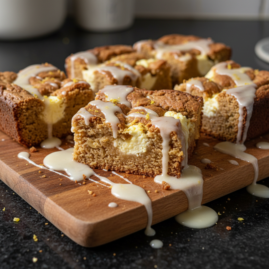 Brownies au Citron et Fromage Blanc