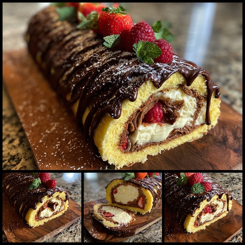 Bûche de Noël aux Saveurs Envoûtantes