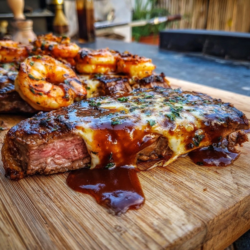 Délice Barbecue Steak et Surf