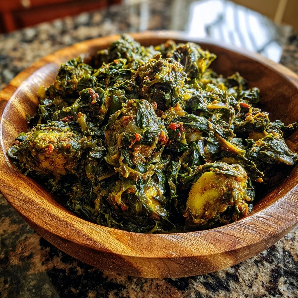 Plat Authentique de Callaloo Jamaïcain