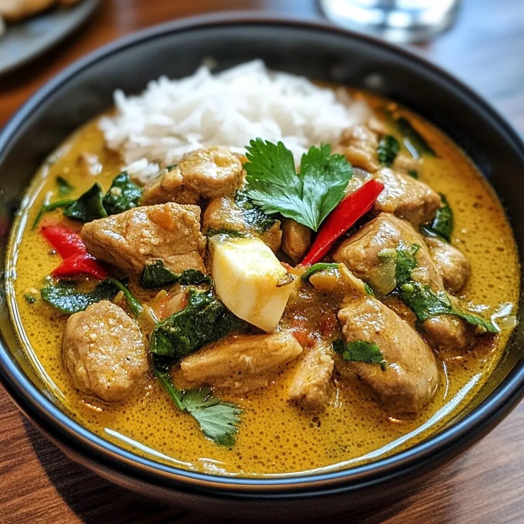 Curry de Porc Léger au Lait de Coco et Noix de Cajou : Une Recette Incroyable et Ultime
