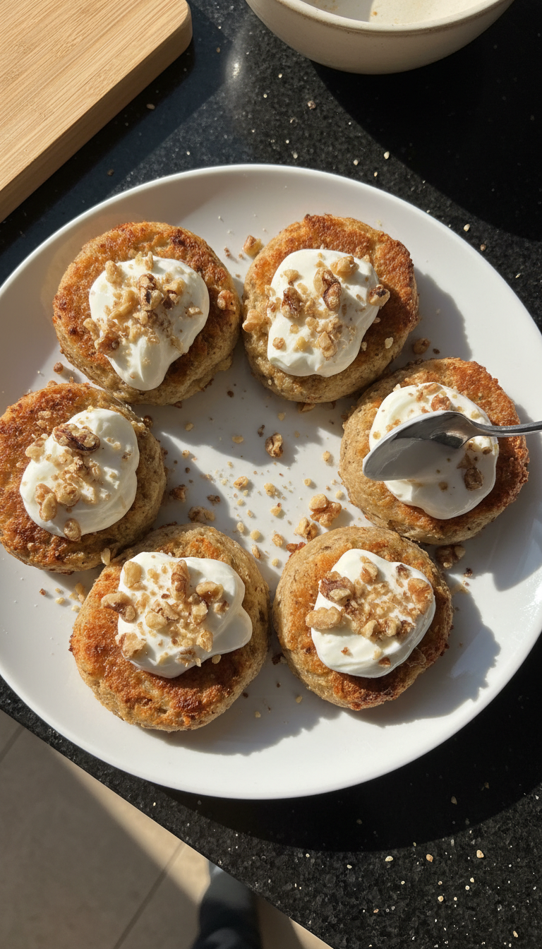 Bouchées de bagel au yaourt grec et aux noix