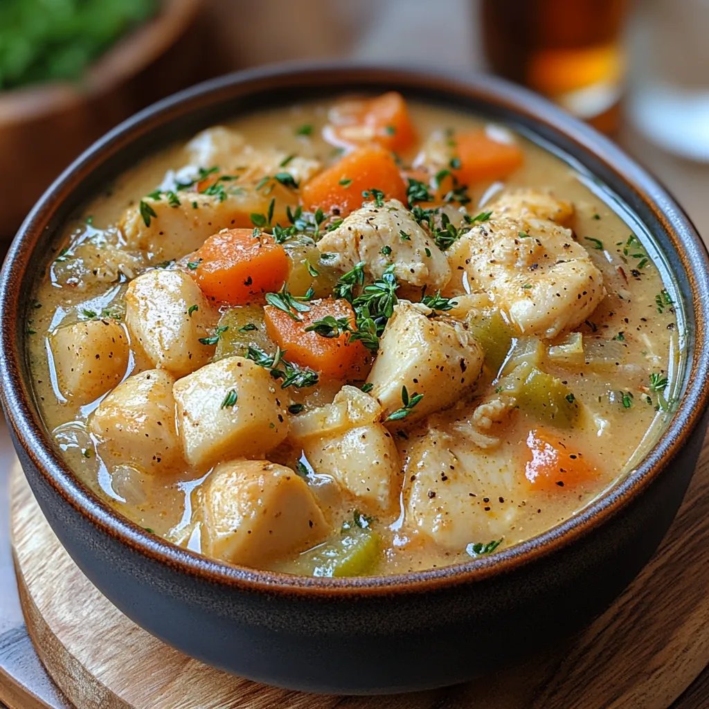 Ragoût de Poulet au Vin Blanc à la Mijoteuse : Une Recette Incroyable Ultime