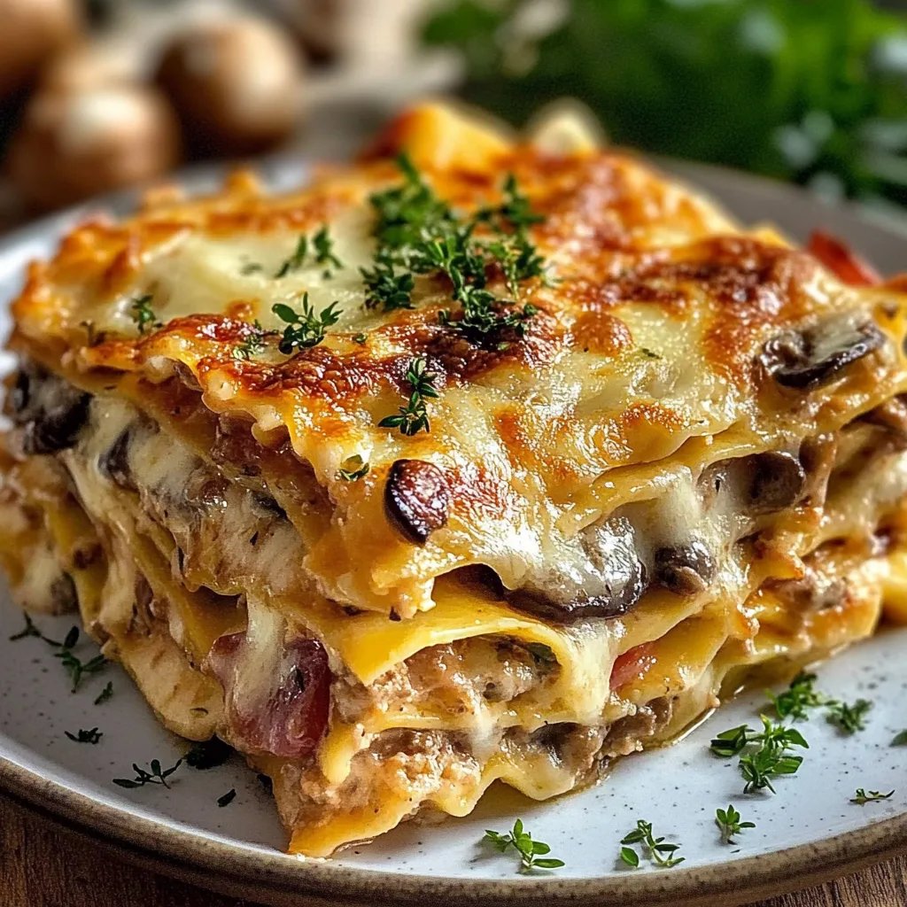 Lasagnes Faciles aux Champignons : Une Recette Incroyable Ultime