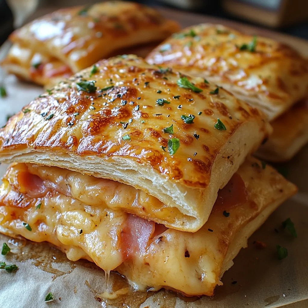 Chaussons au Jambon et au Fromage : Une Recette Ultime Incroyable