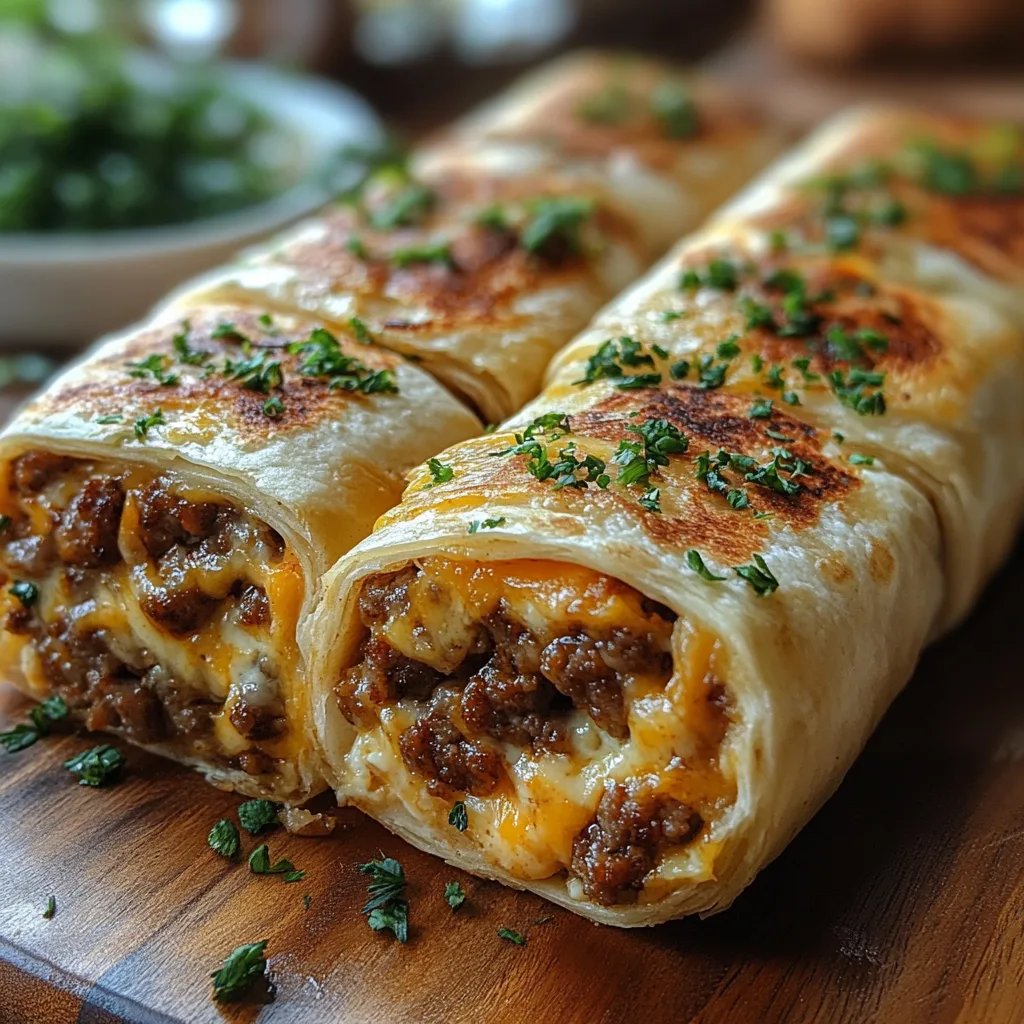 Roulés Petit-Déjeuner à la Saucisse, Œuf et Fromage : Une Recette Incroyable Ultime