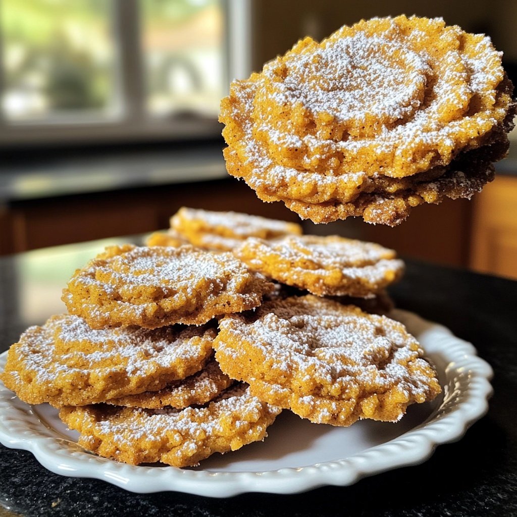 Polvorones à la citrouille (biscuits de mariage mexicains)