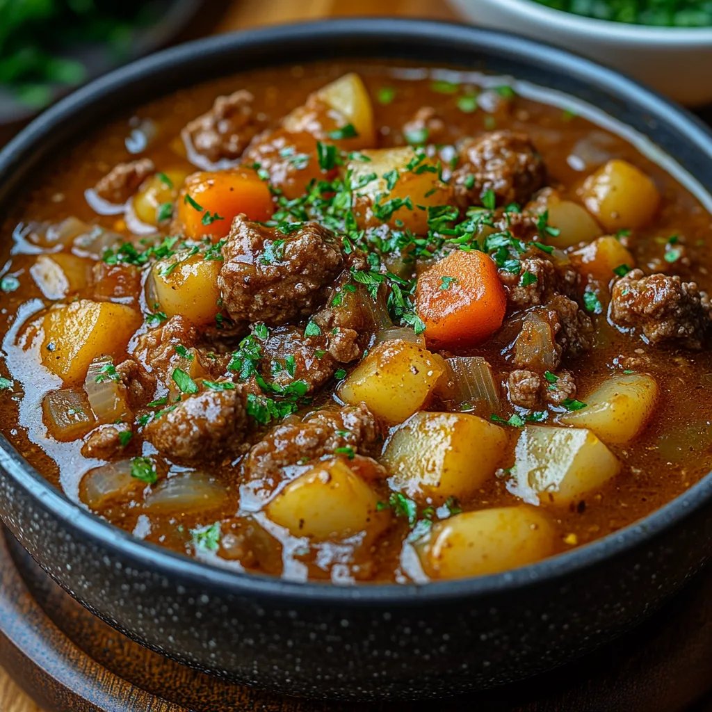 Ragoût Réconfortant de Bœuf Haché : Une Recette Incroyable Ultime