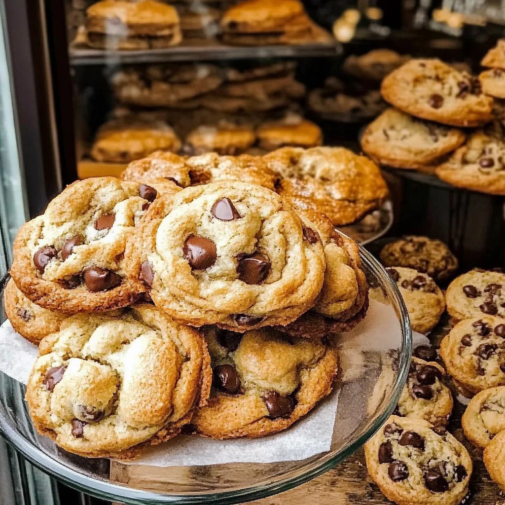 Cookies façon boulangerie aux pépites de chocolat