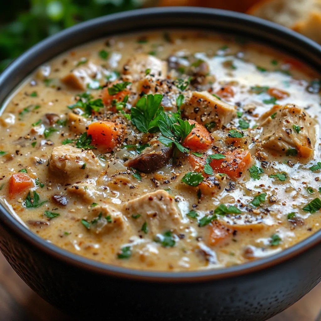 Soupe Saine de Poulet et Riz Sauvage : Une Recette Incroyable Ultime
