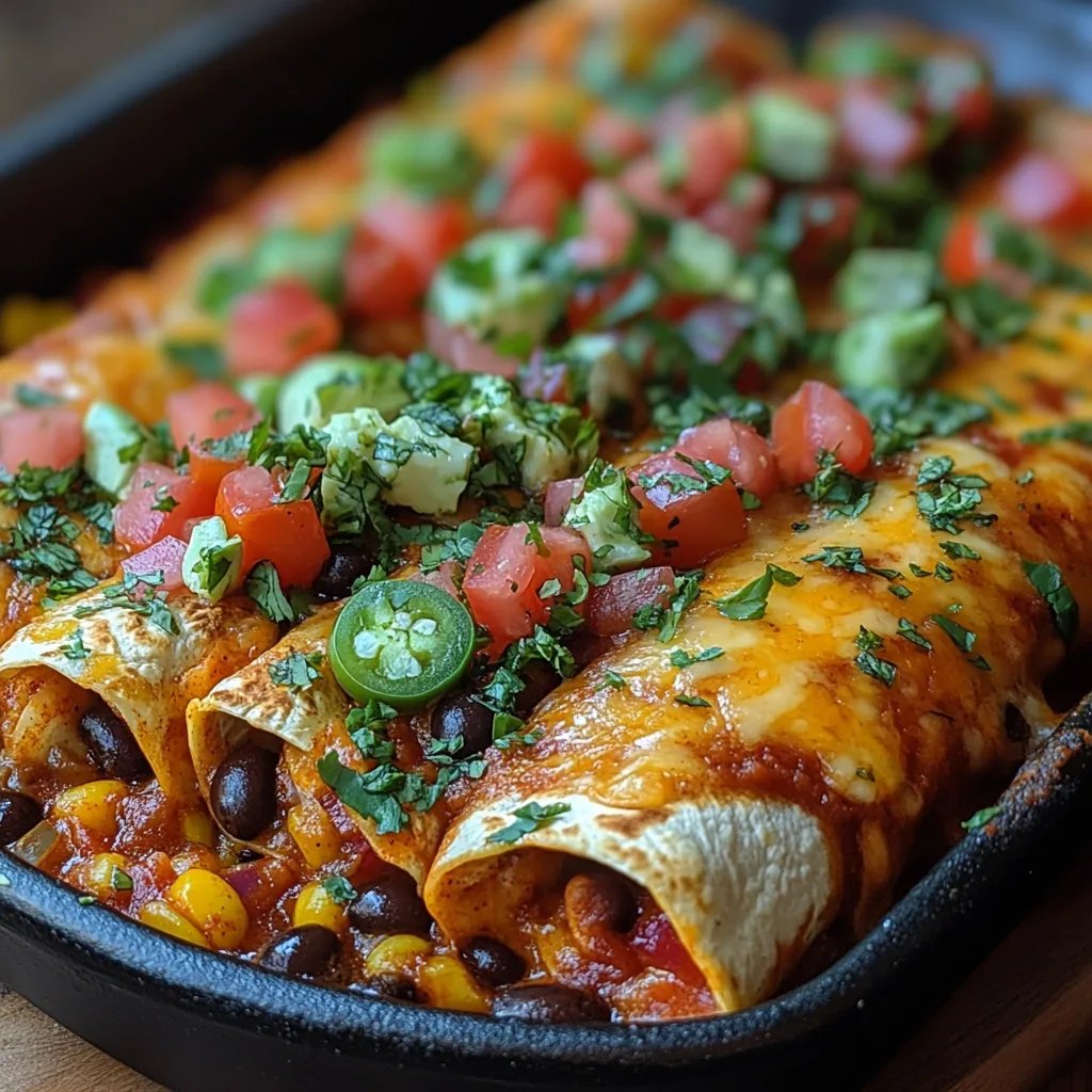 Enchiladas à la dinde hachée et aux haricots noirs : Une Recette Incroyable Ultime