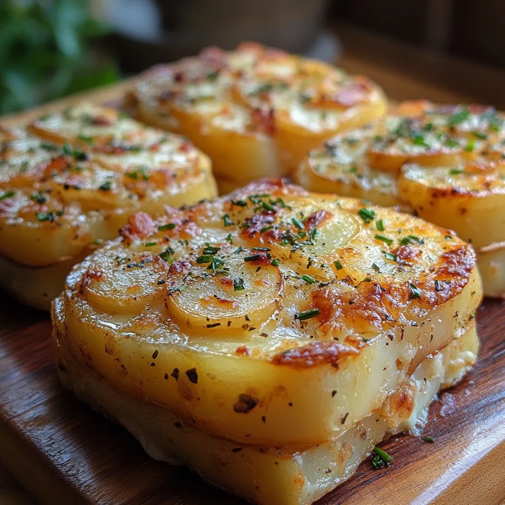 Gratins de Pommes de Terre, Cheddar et Ciboulette : Un Incroyable Secret à Découvrir