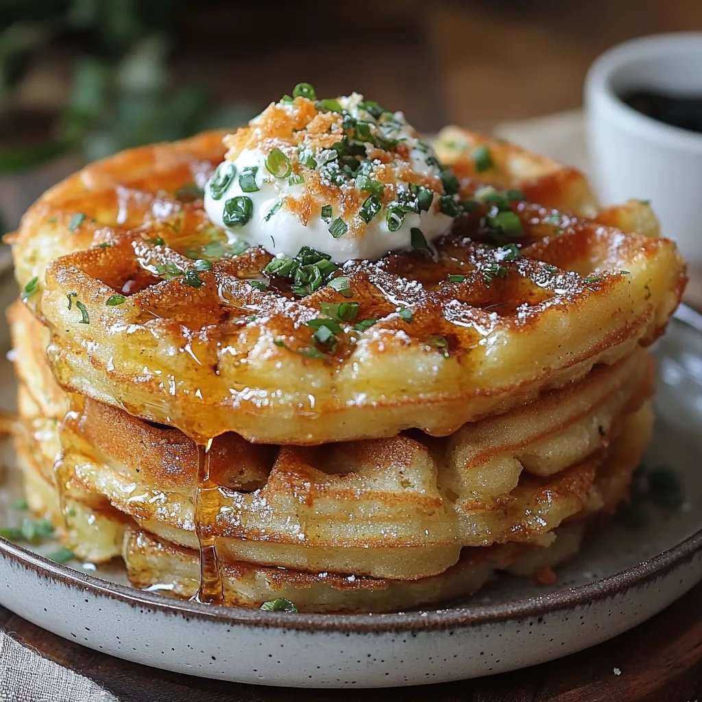 Gaufres de Pain de Maïs au Cheddar Épicé et Jalapeño : Une Recette Incroyable Ultime