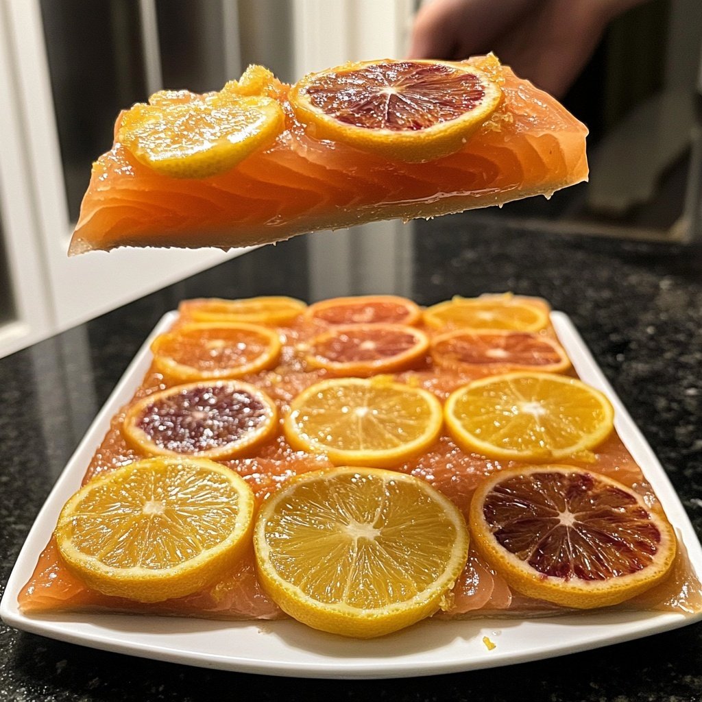 Saumon fumé aux agrumes