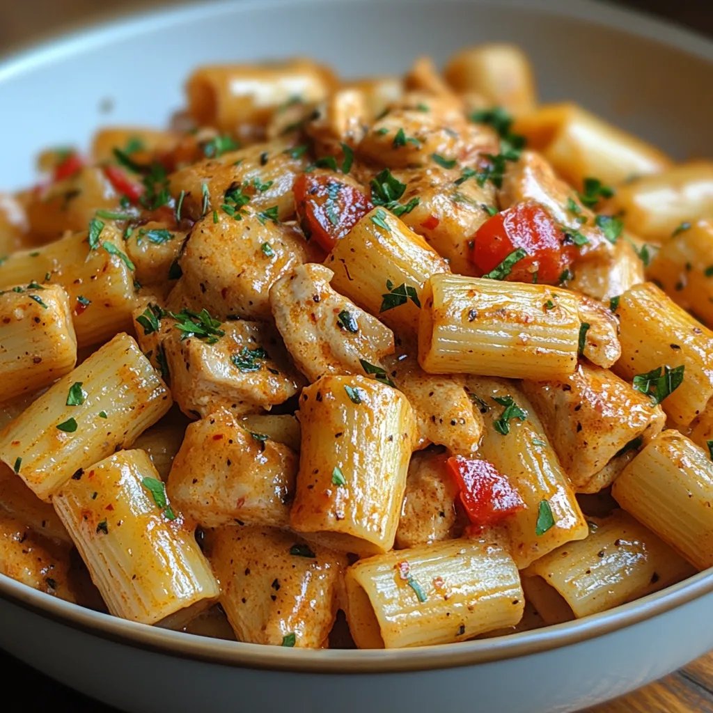 Pâtes au Poulet Cajun avec Crème de Cajou : Une Recette Incroyable Ultime