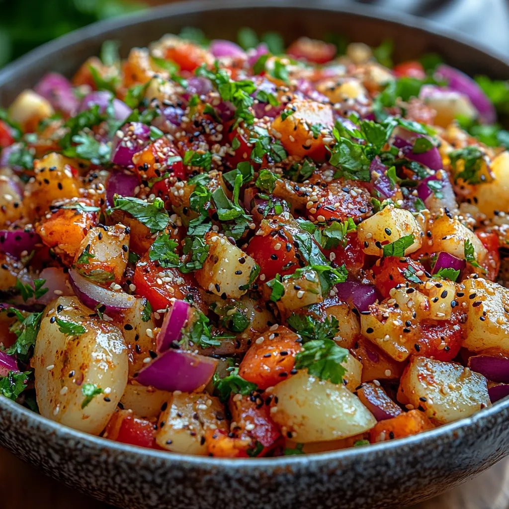 Salade avec Vinaigrette Crémeuse au Beurre de Cacahuète : Une Recette Incroyable Ultime