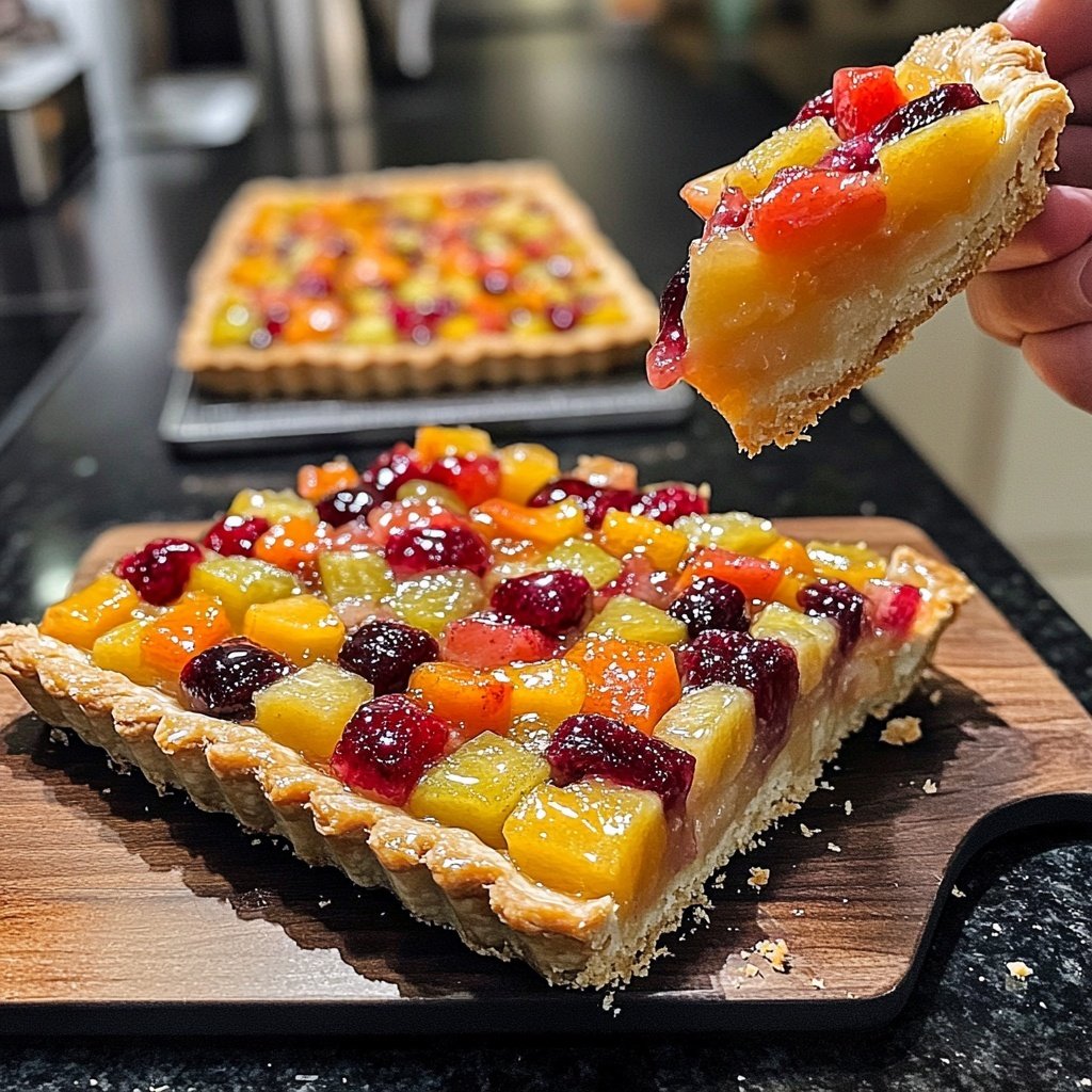 Tartes festives aux fruits d’hiver
