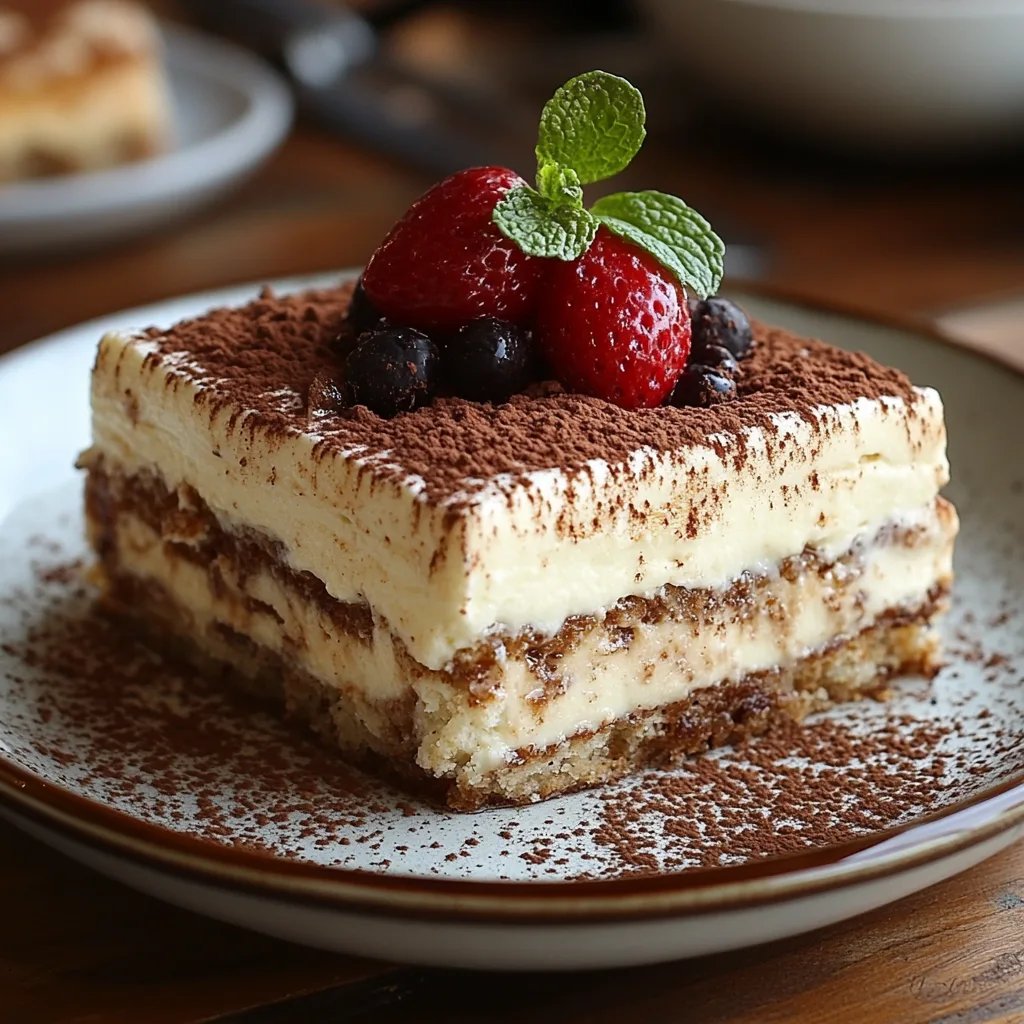 Tiramisu Sans Gluten et Sans Produits Laitiers : Une Recette Incroyable Ultime