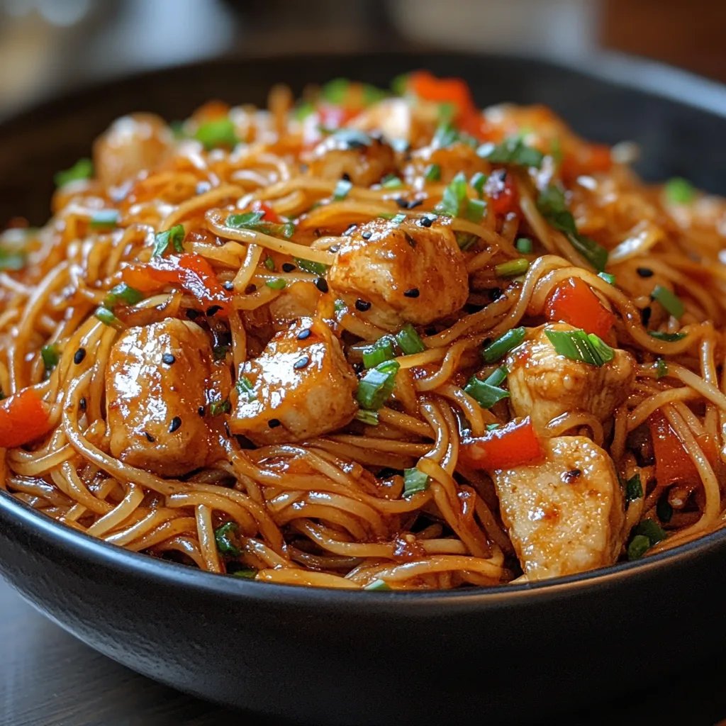Chow Mein au Poulet Sans Gluten : Une Recette Incroyable Ultime
