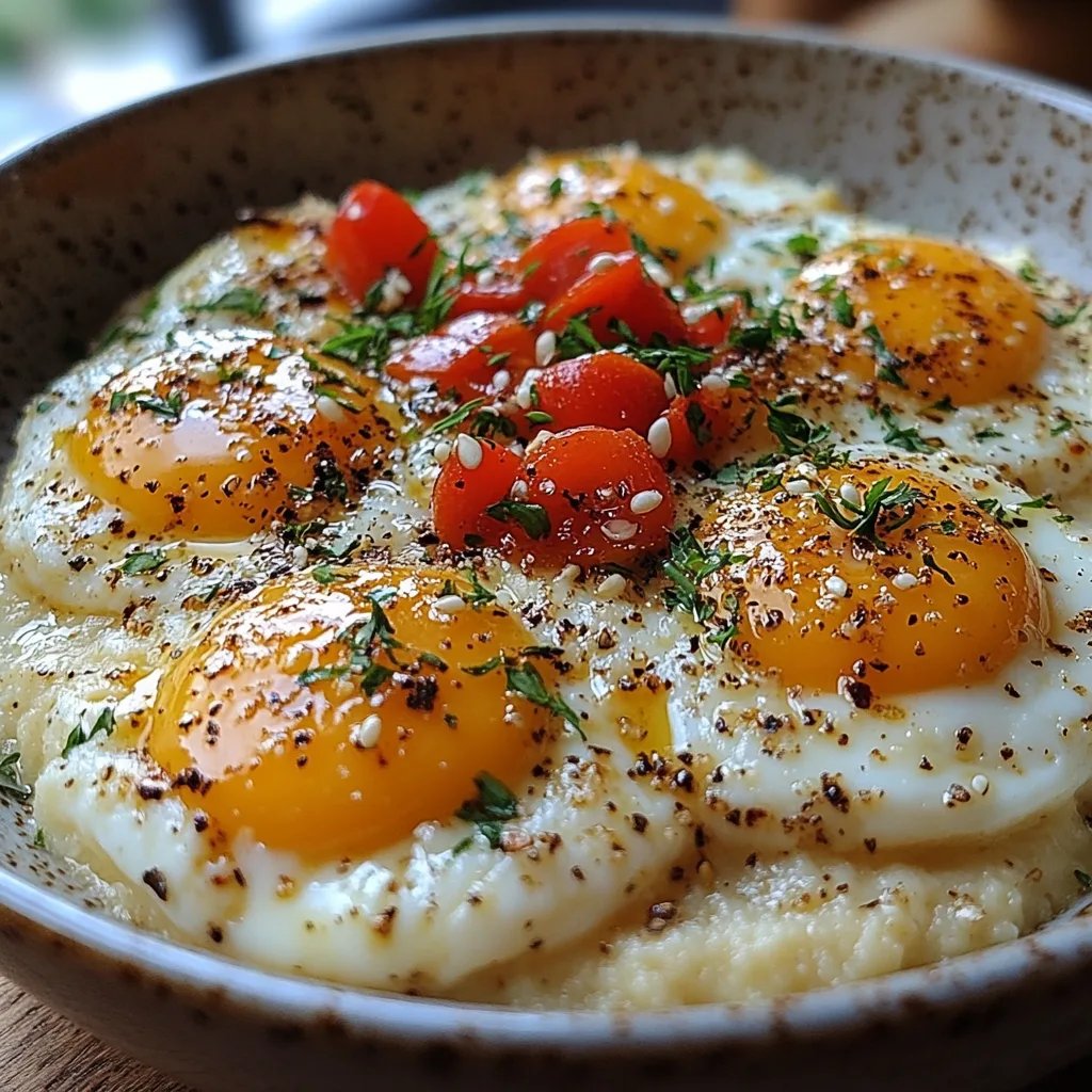 Polenta Crémeuse avec Œufs Pochés : Une Recette Incroyable Ultime