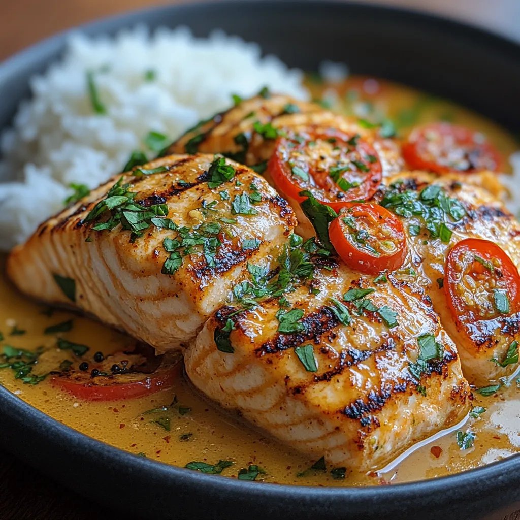 Saumon au Curry à la Noix de Coco Façon Caribéenne : Une Recette Incroyable Ultime