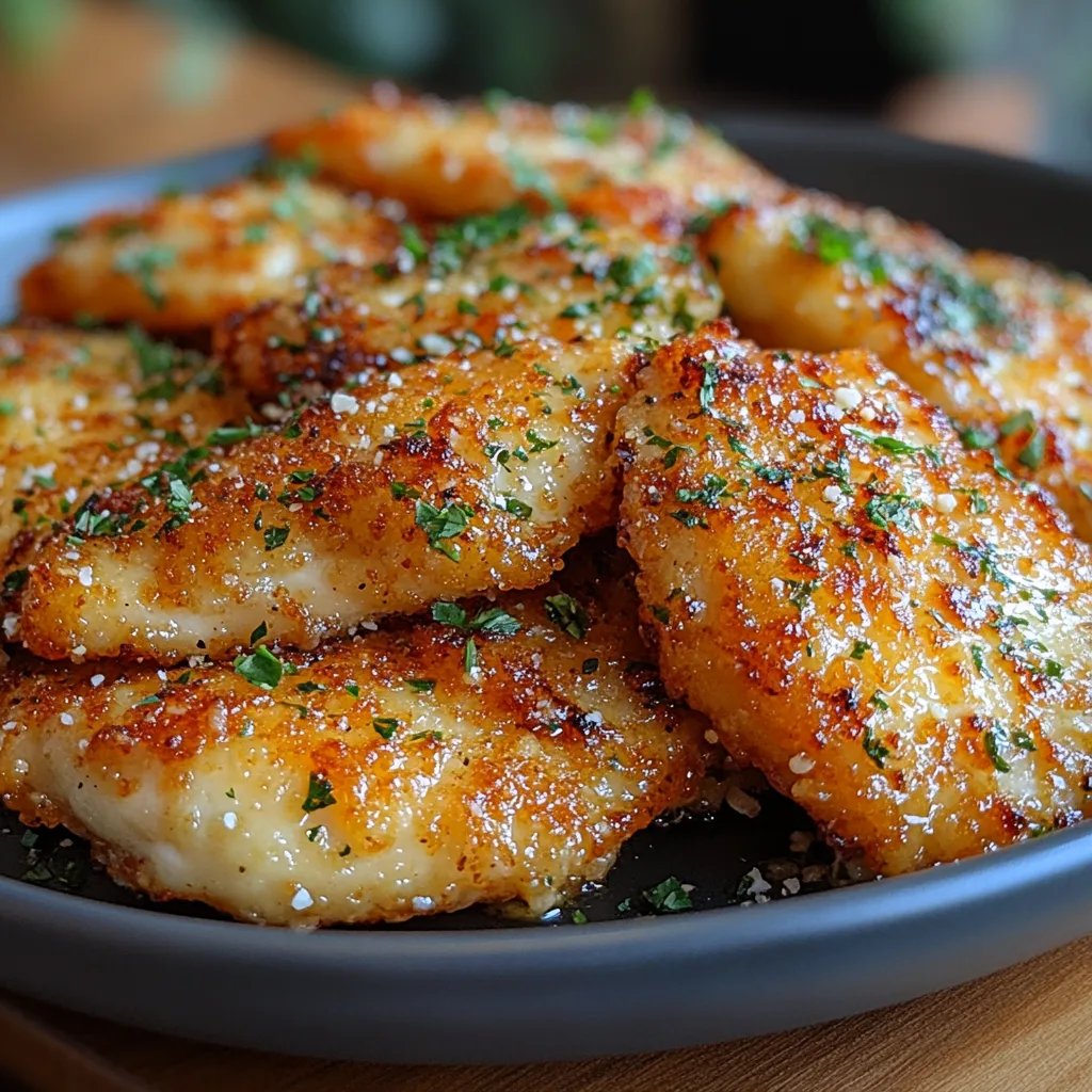 Poulet Croustillant en Croûte de Parmesan à la Friteuse à Air : Une Recette Incroyable Ultime