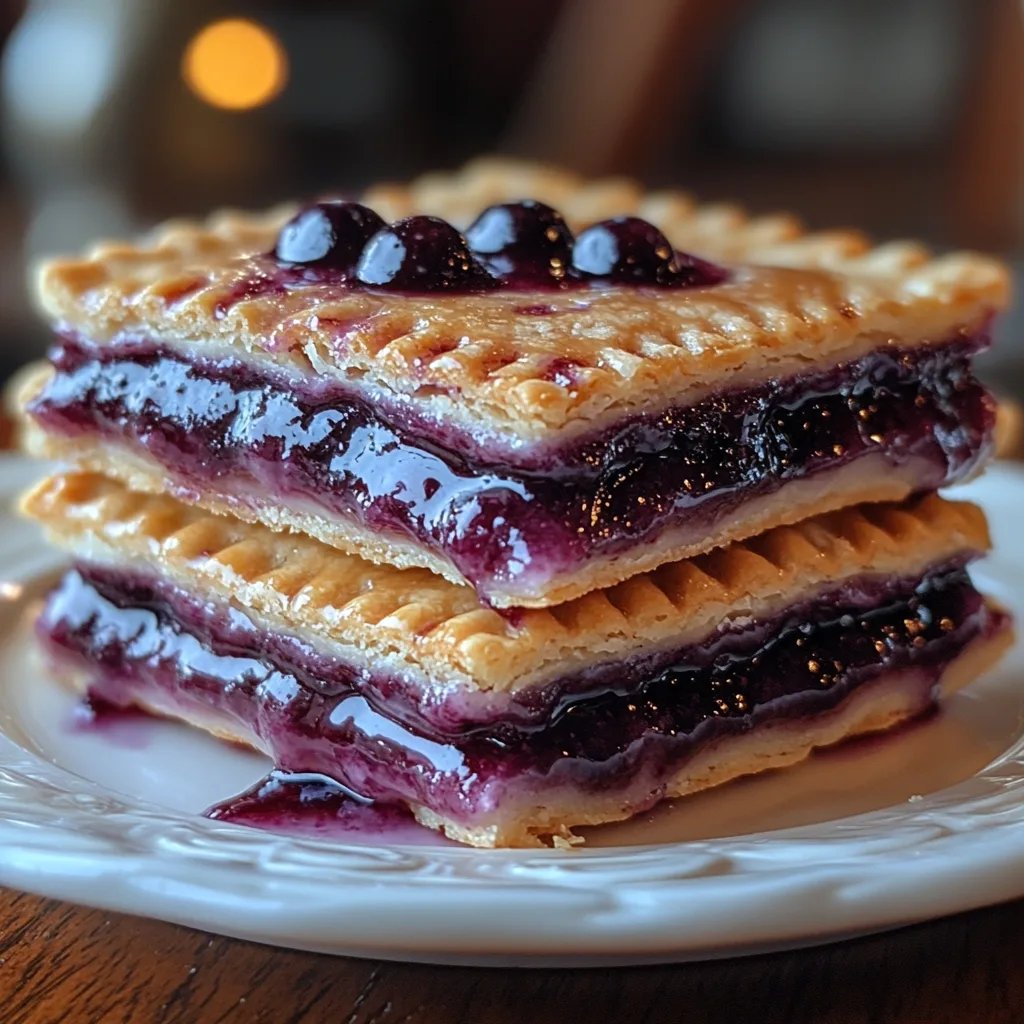 Pop Tarts aux Myrtilles Sans Gluten : Une Recette Incroyable Ultime