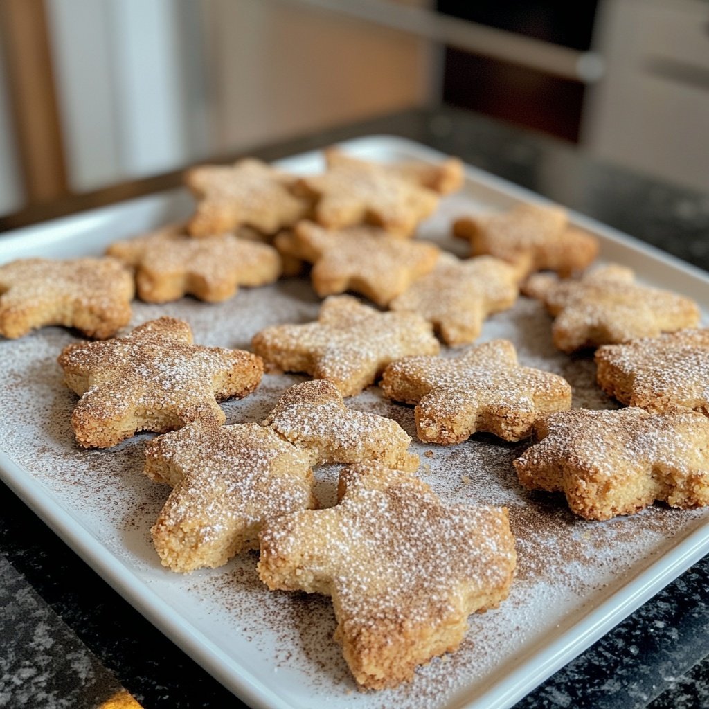 Polvoron aux épices de Noël