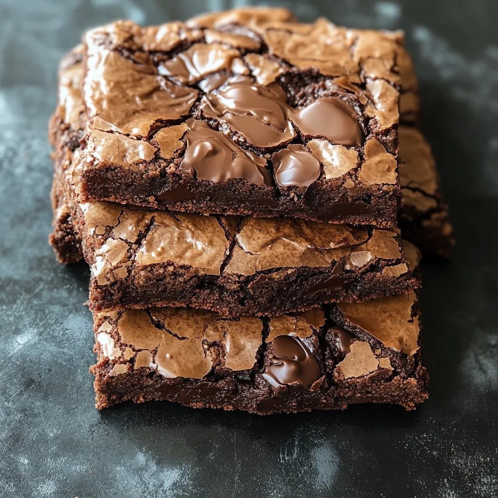 Brownies cookies au chocolat