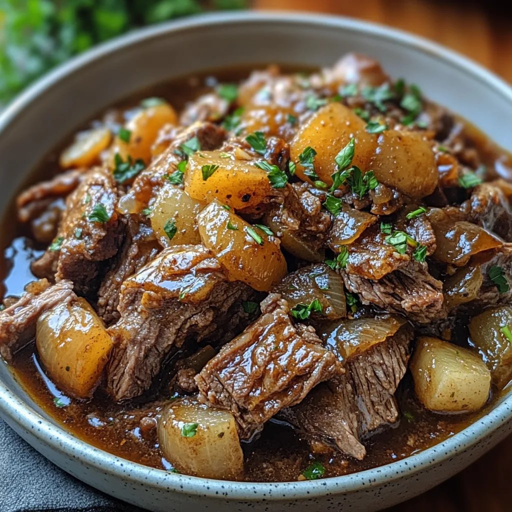 Rôti de bœuf à l’oignon à l’Instant Pot : Une Recette Incroyable Ultime