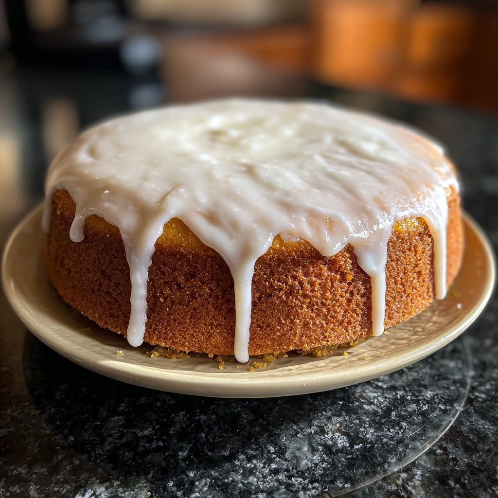 Gâteau moelleux à la vanille