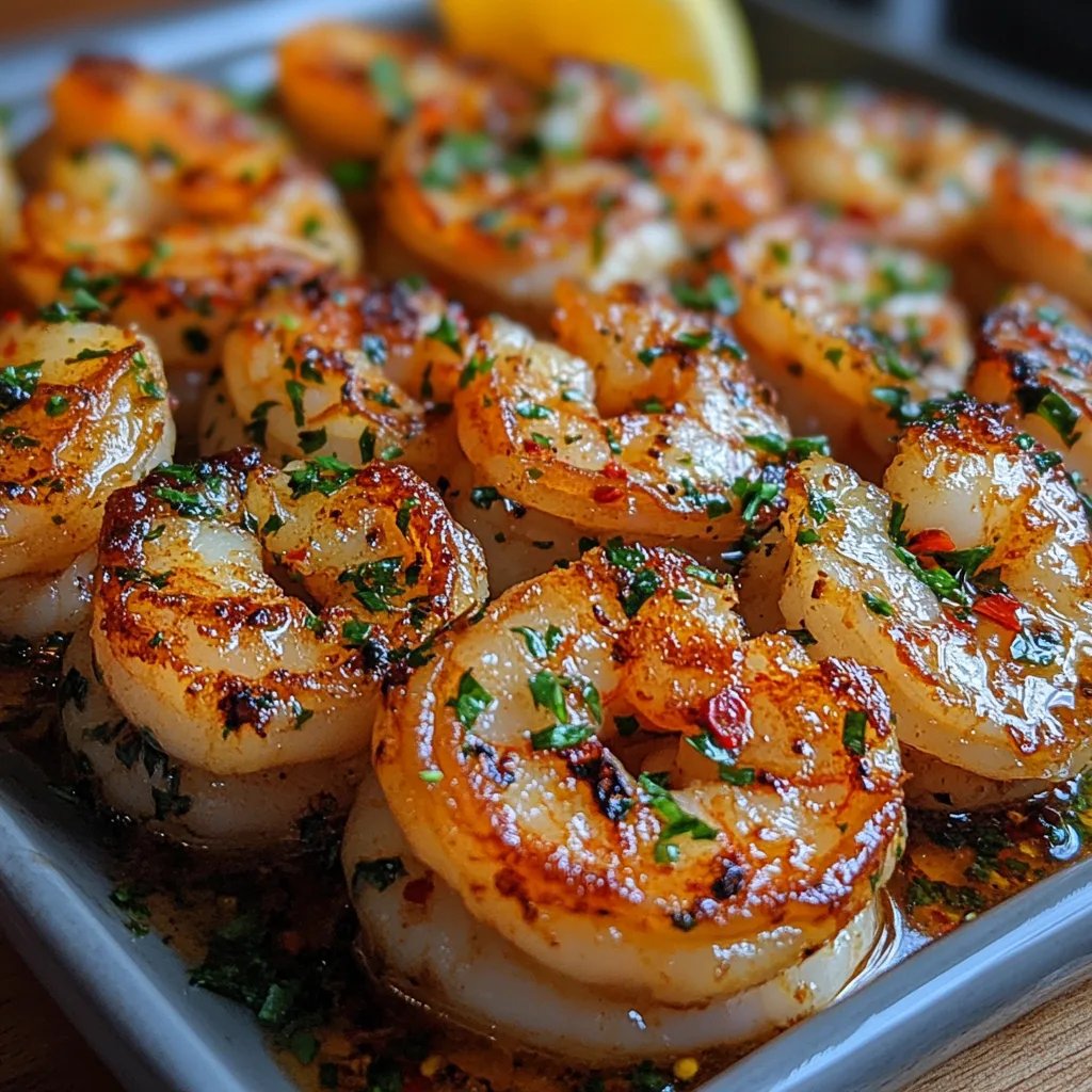 Crevettes au Beurre à l’Ail à la Friteuse à Air : Une Recette Incroyable Ultime