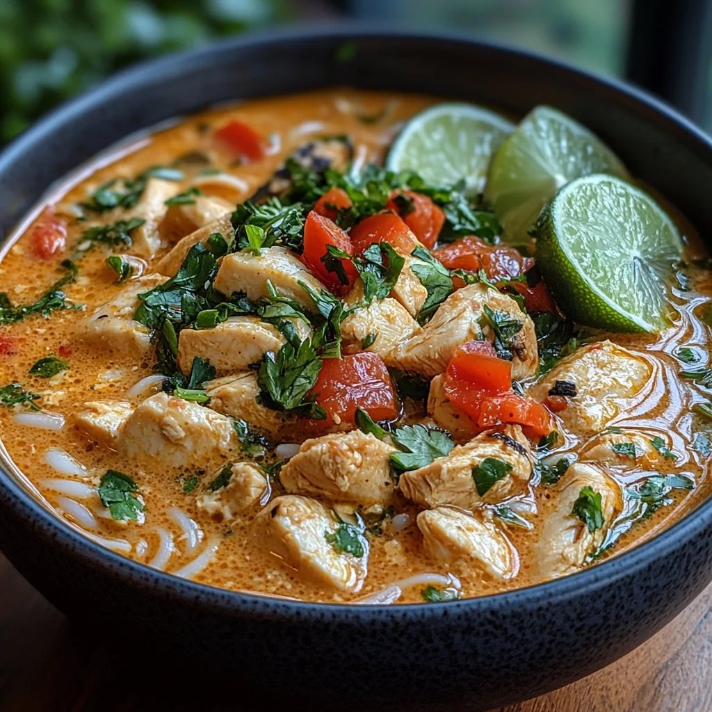 Soupe thaïlandaise simple au poulet : Une Recette Incroyable Ultime