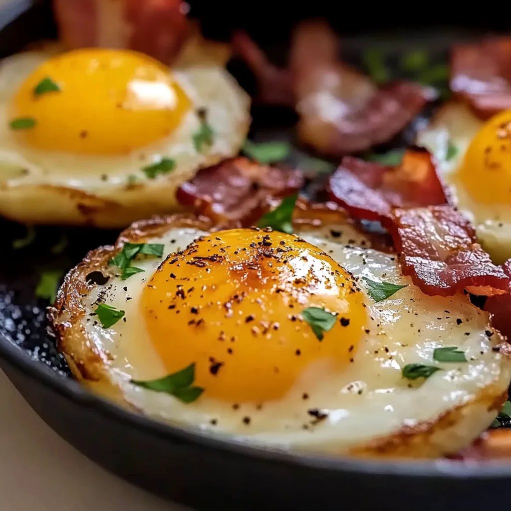 Nid De Pommes De Terre Aux Œufs Et Bacon : Un Plat Incroyable Ultime