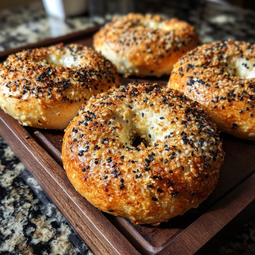 Bagels salés protéinés gourmands