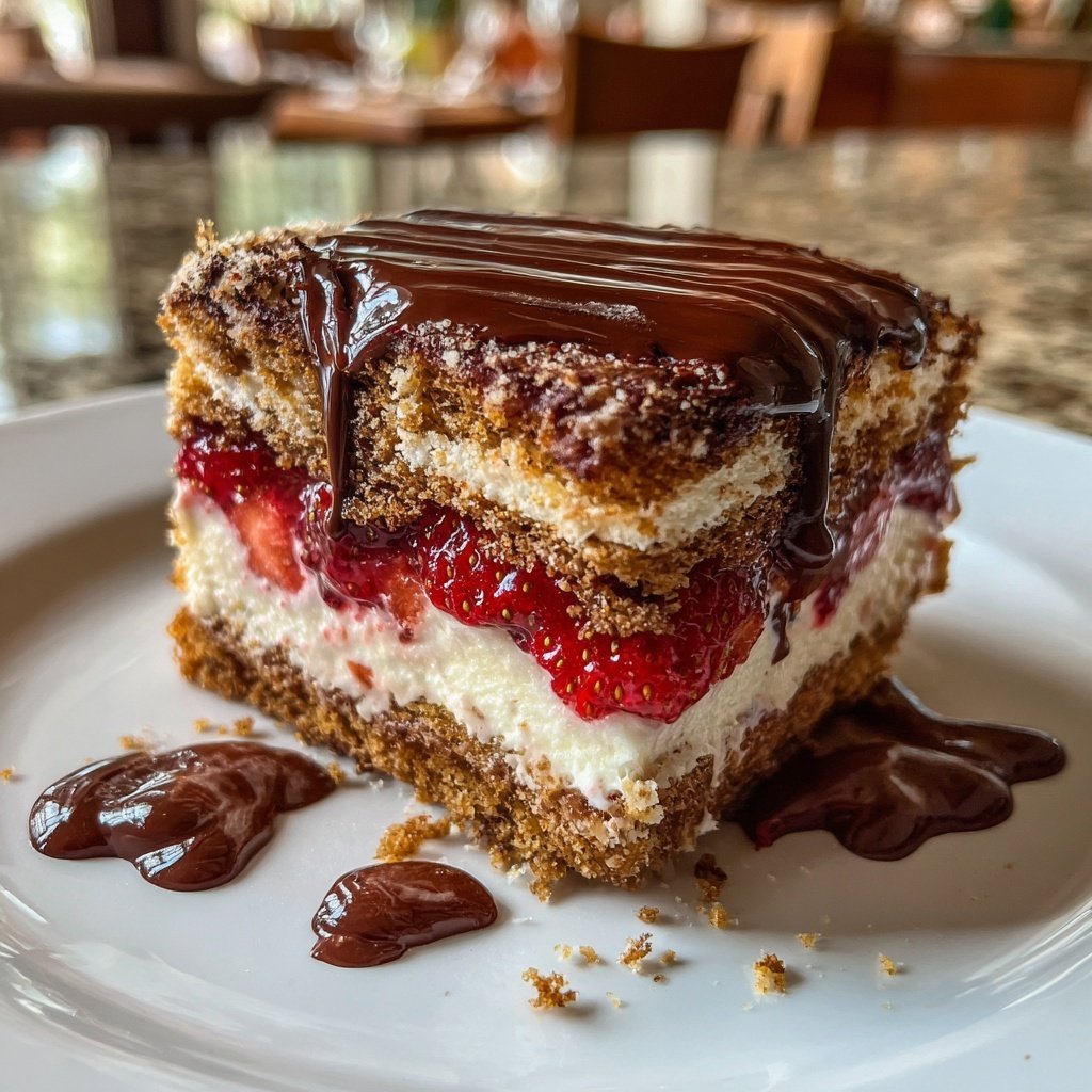 Crémeux délice fraise chocolat