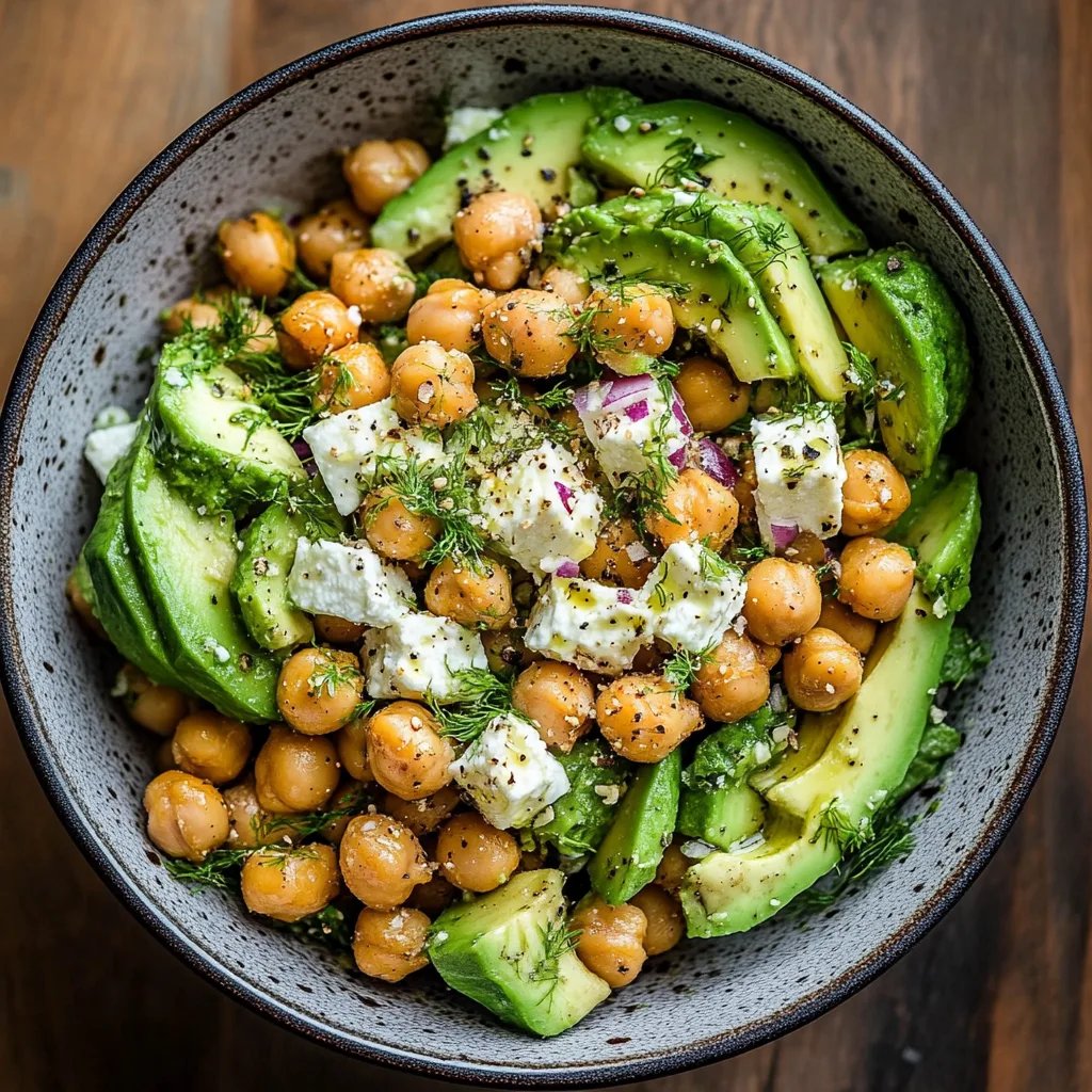 Salade Avocado Feta de Pois Chiches : Une Recette Incroyable Ultime