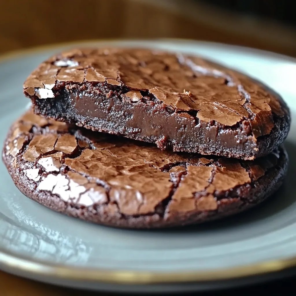 Cookies façon brownie