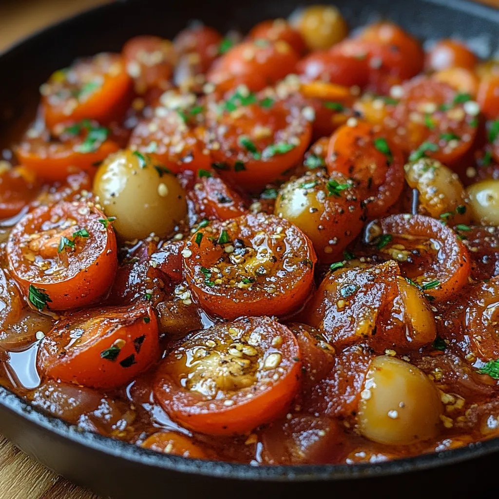 Sauce de Tomates Cerises Rôties : Une Recette Incroyable Ultime