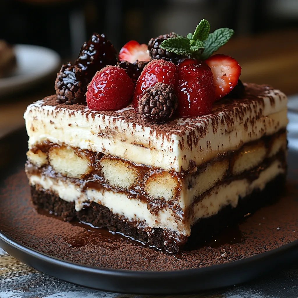 Gâteau Tiramisu au Chocolat : Une Recette Incroyable et Ultime