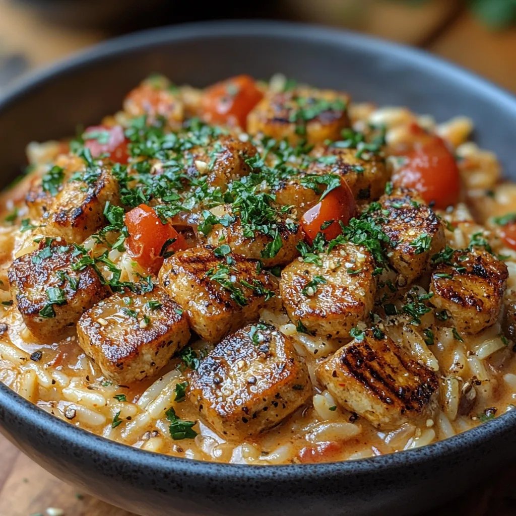 Orzo à la Tomate Crémeuse et Escalopes Croustillantes : Une Recette Incroyable Ultime