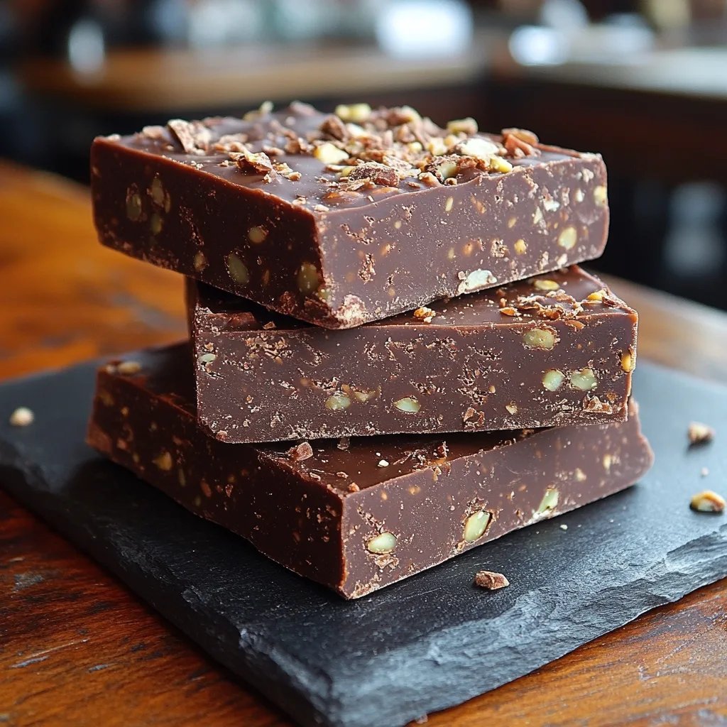 Fudge au Chocolat Noir et Pistaches : Une Recette Incroyable Ultime