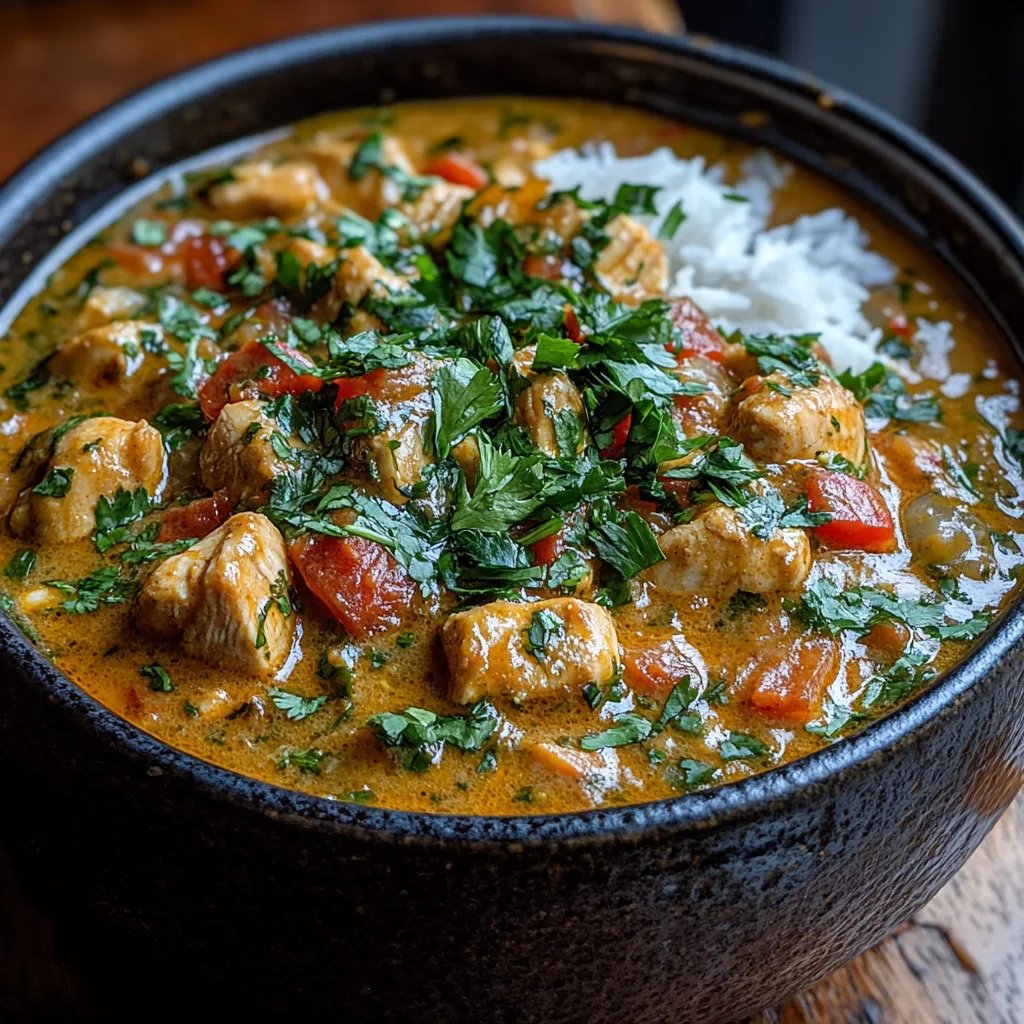 Poulet au Curry de Coco à la Mijoteuse : Une Recette Incroyable Ultime