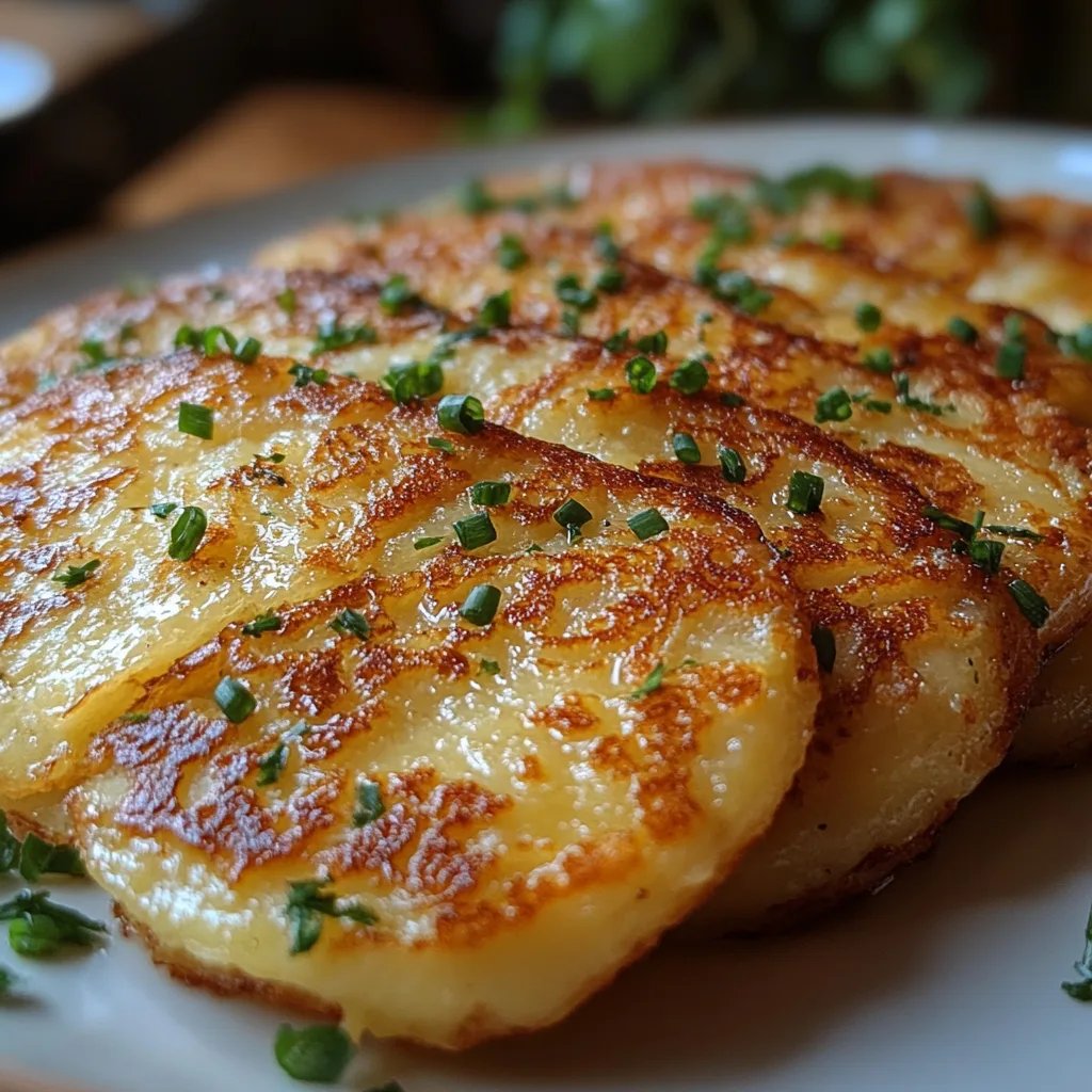 Galettes de Pommes de Terre Allemandes : Une Recette Incroyable Ultime