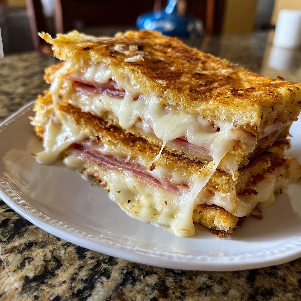 Croque-monsieur croustillant