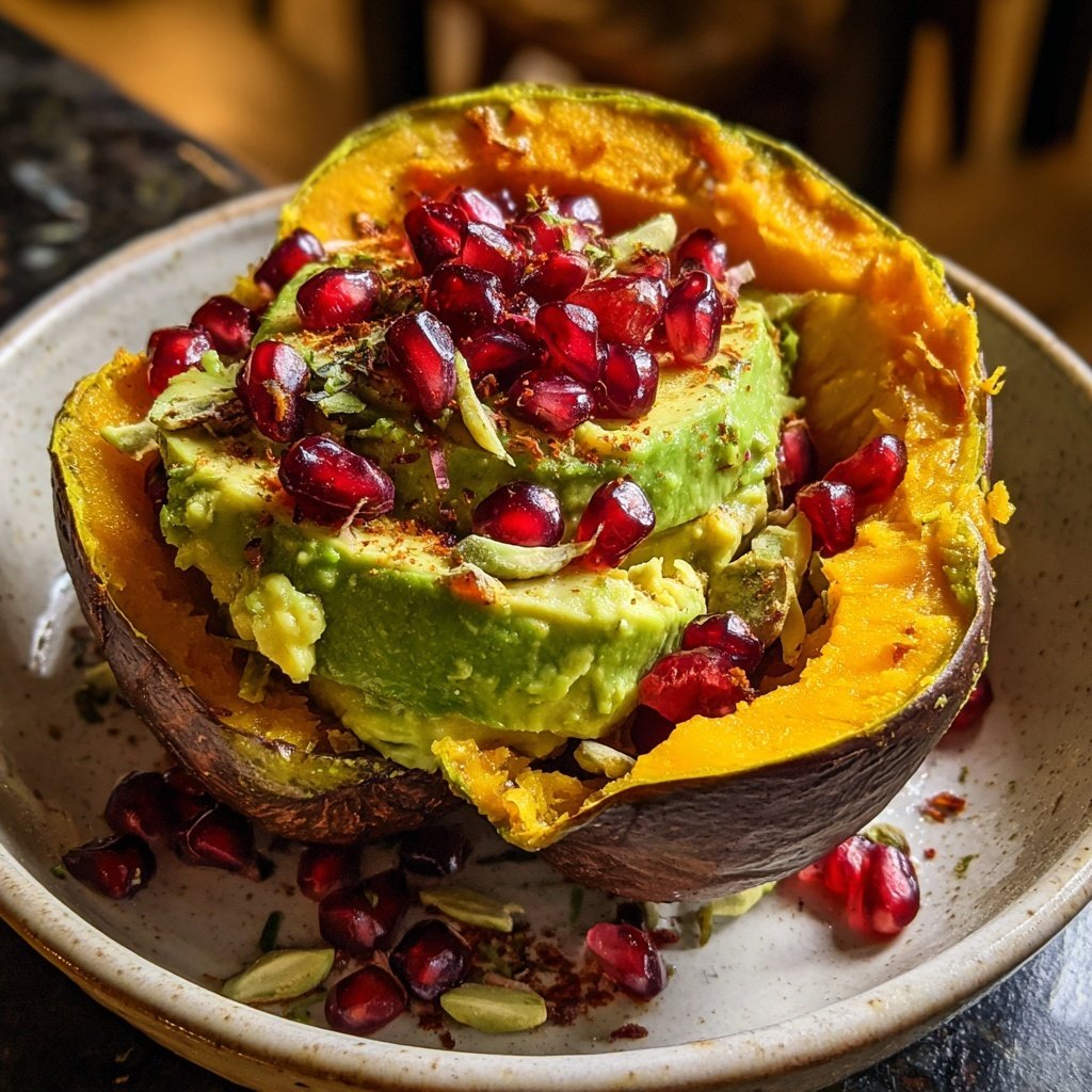 Bol avocat grenade patate douce